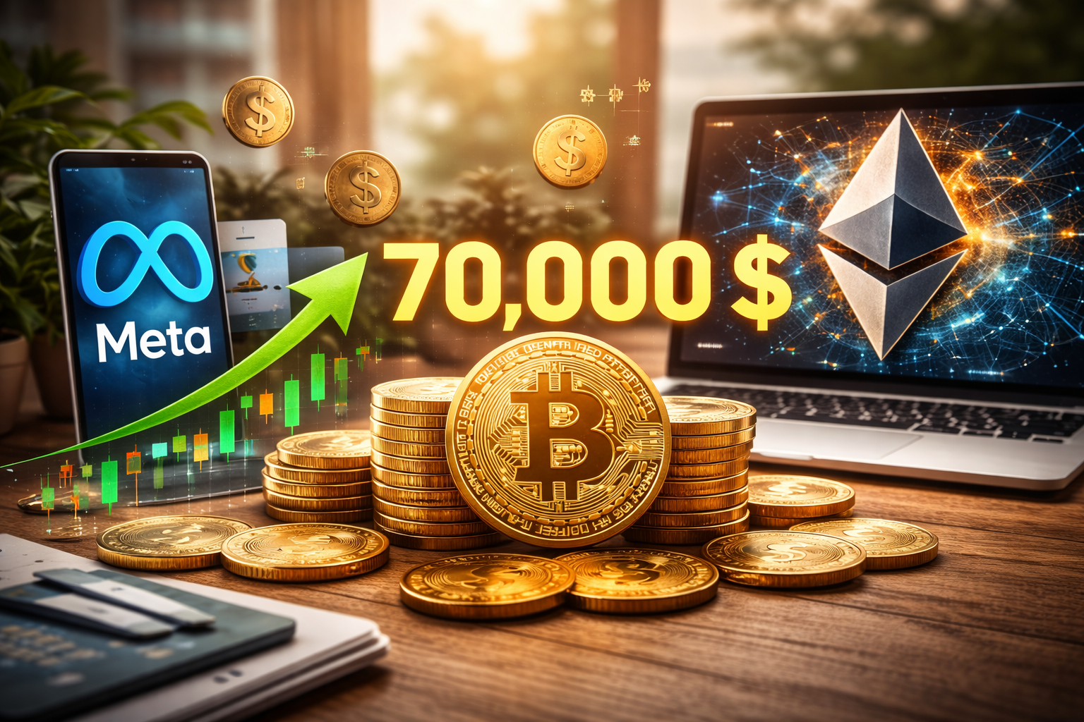 Bitcoin revine la 70.000 de dolari
