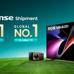 Hisense lider global TV