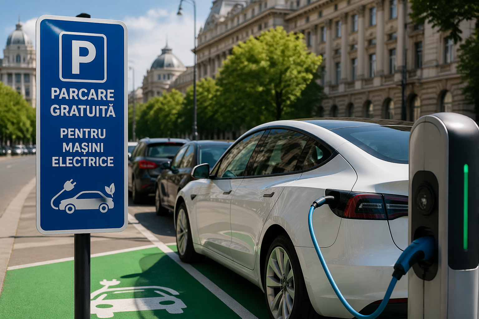 parcare gratuita masini electrice bucuresti